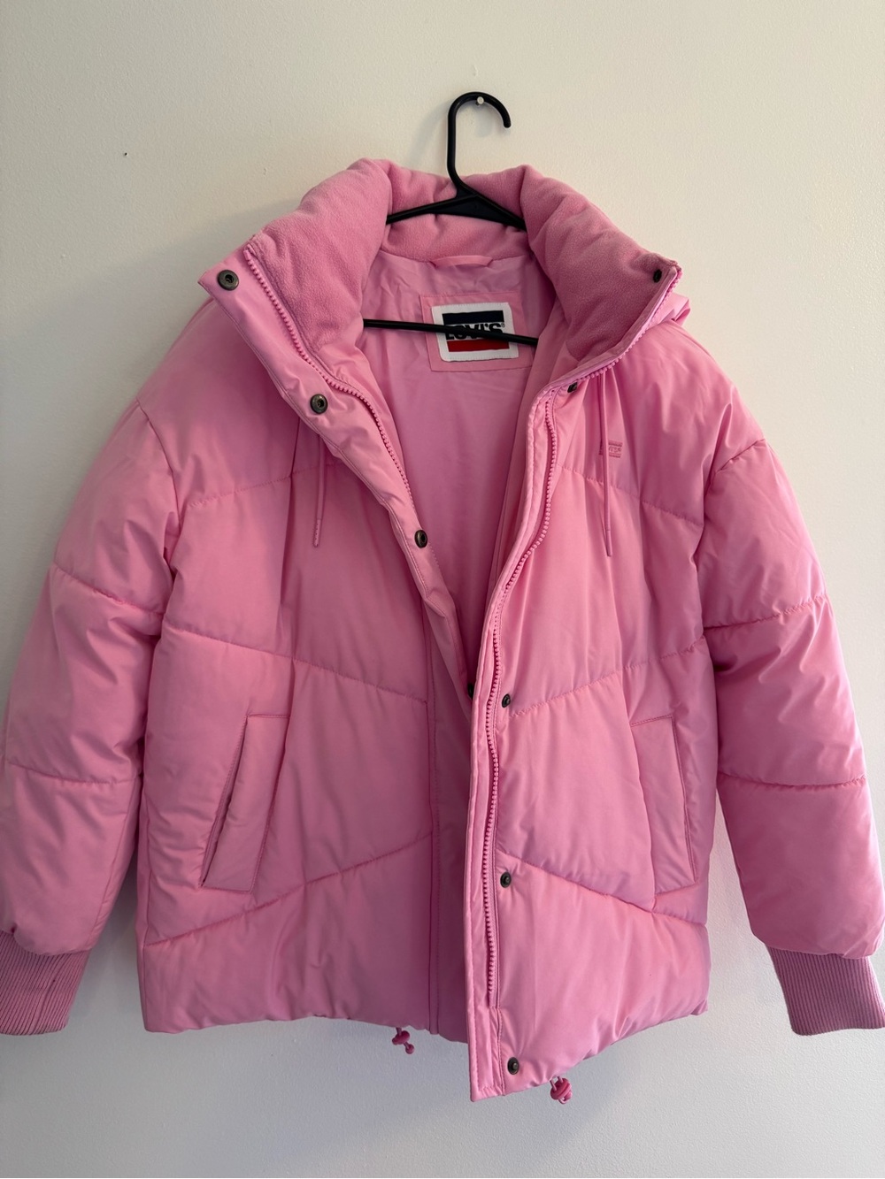 Levi's Pink Quilted Puffer Jacket
